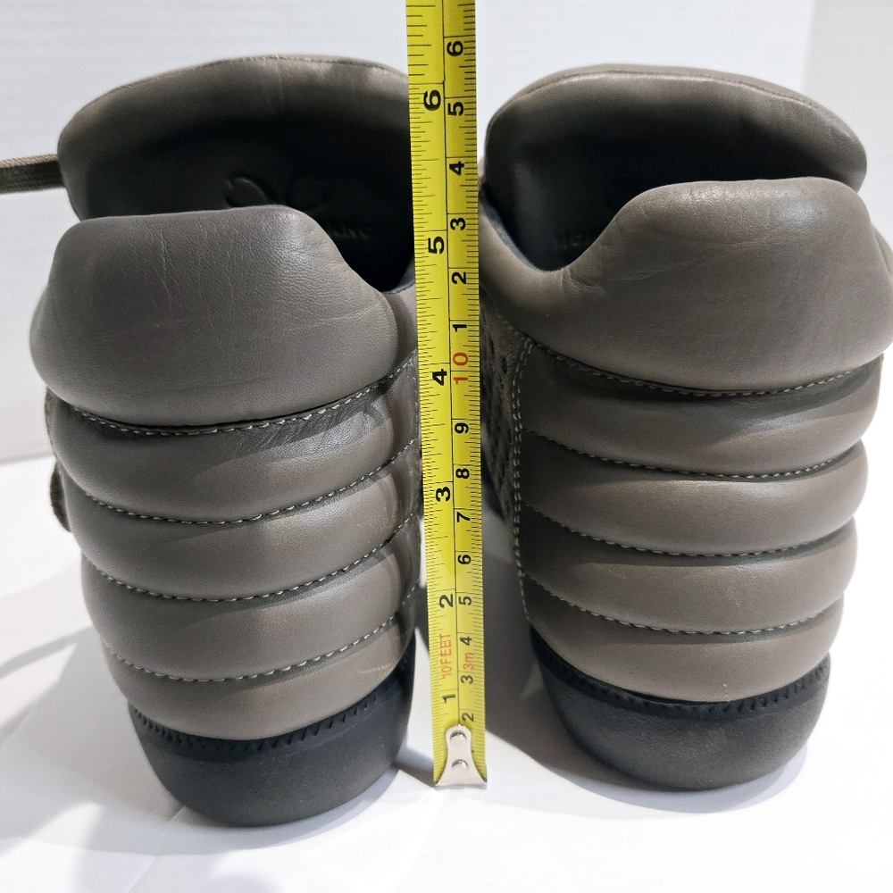Monika Chiang Artemys Taupe Grommetted High Top Sneakers NEW - Picture 5 of 9